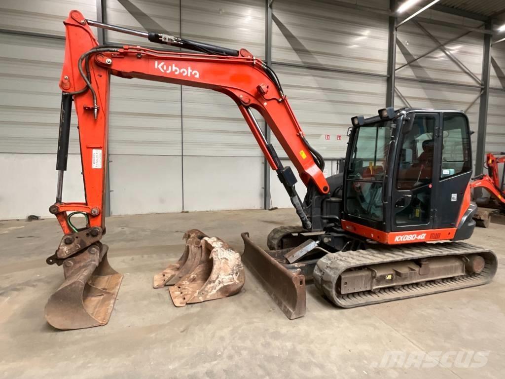 Kubota KX 080-4 A Малые экскаваторы 7т-12т