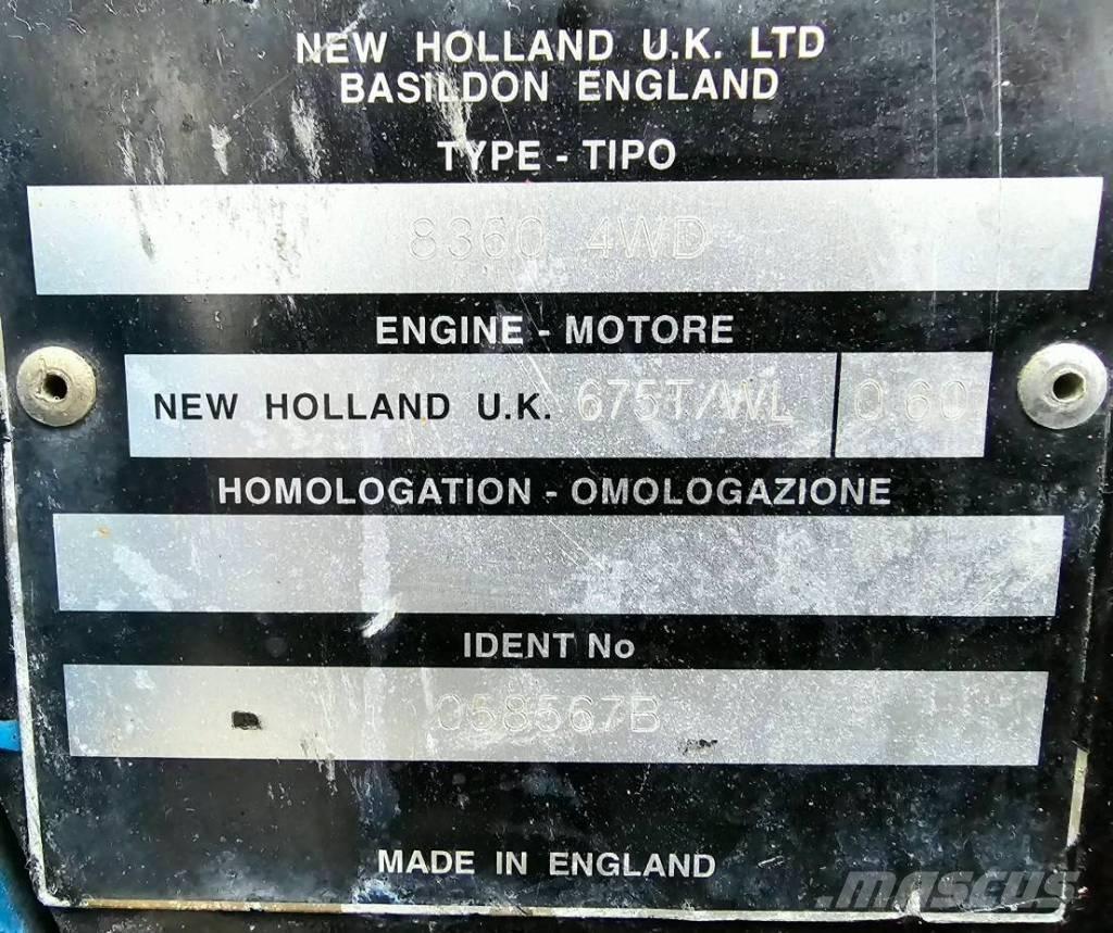 New Holland 8360 DT Трактора