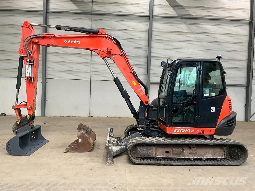 Kubota KX 080-4 Малые экскаваторы 7т-12т