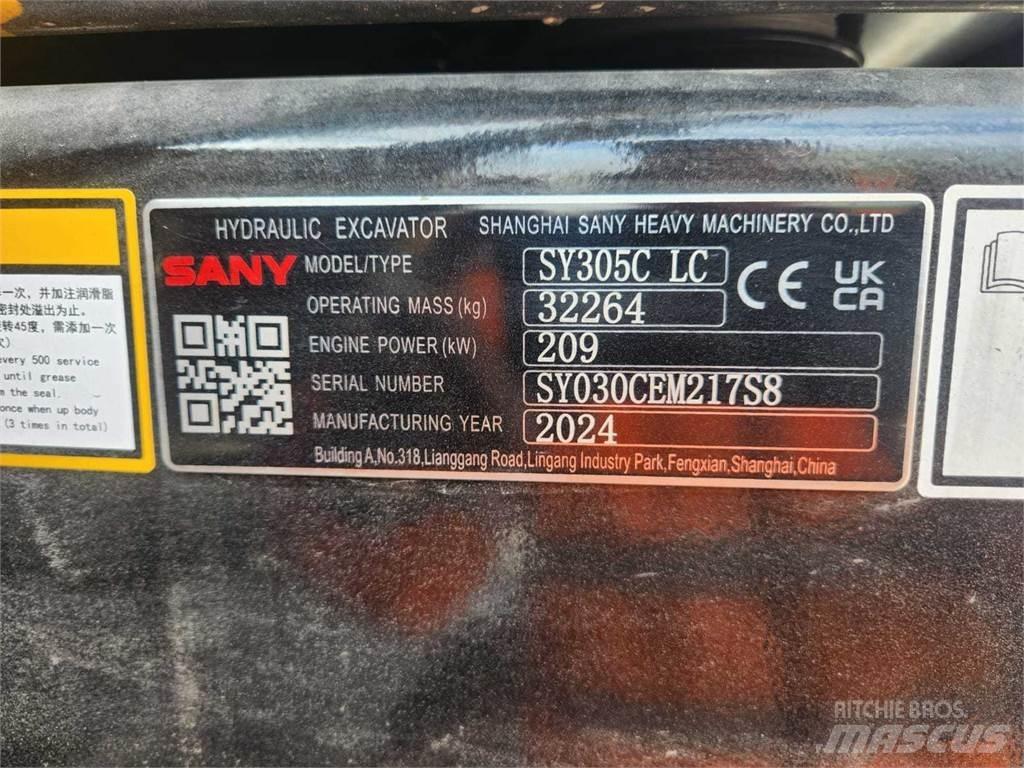 Sany SY305C Гусеничные экскаваторы