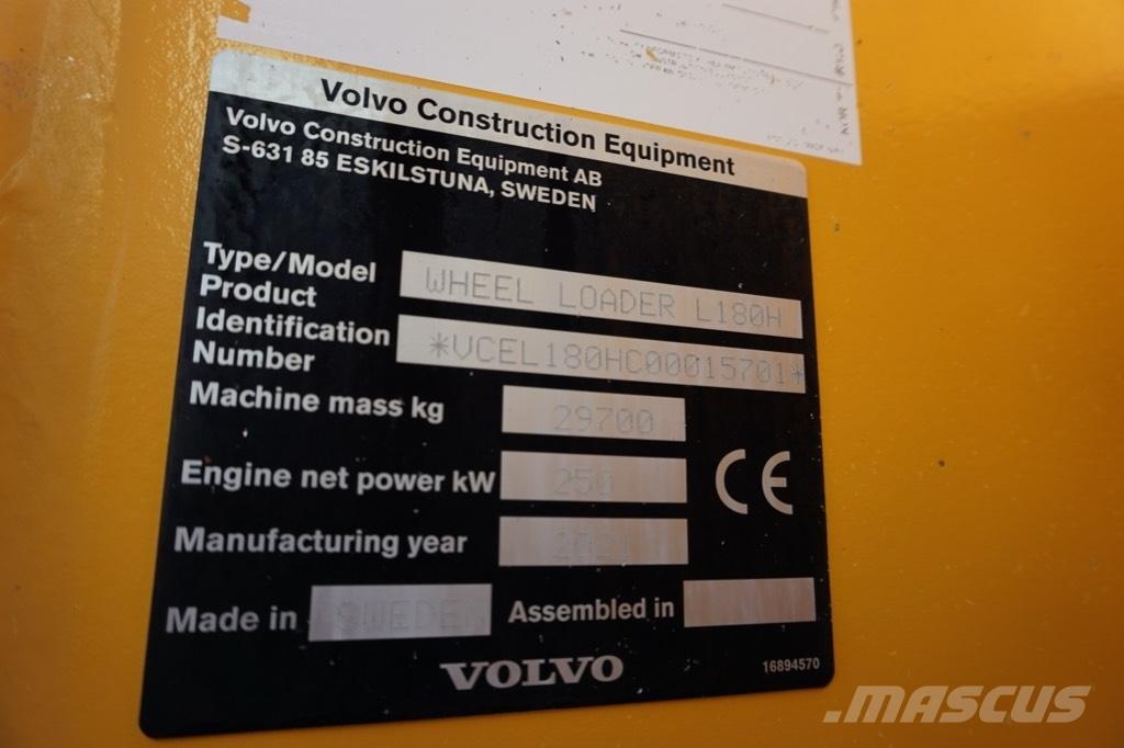 Volvo L 180 H Фронтальные погрузчики