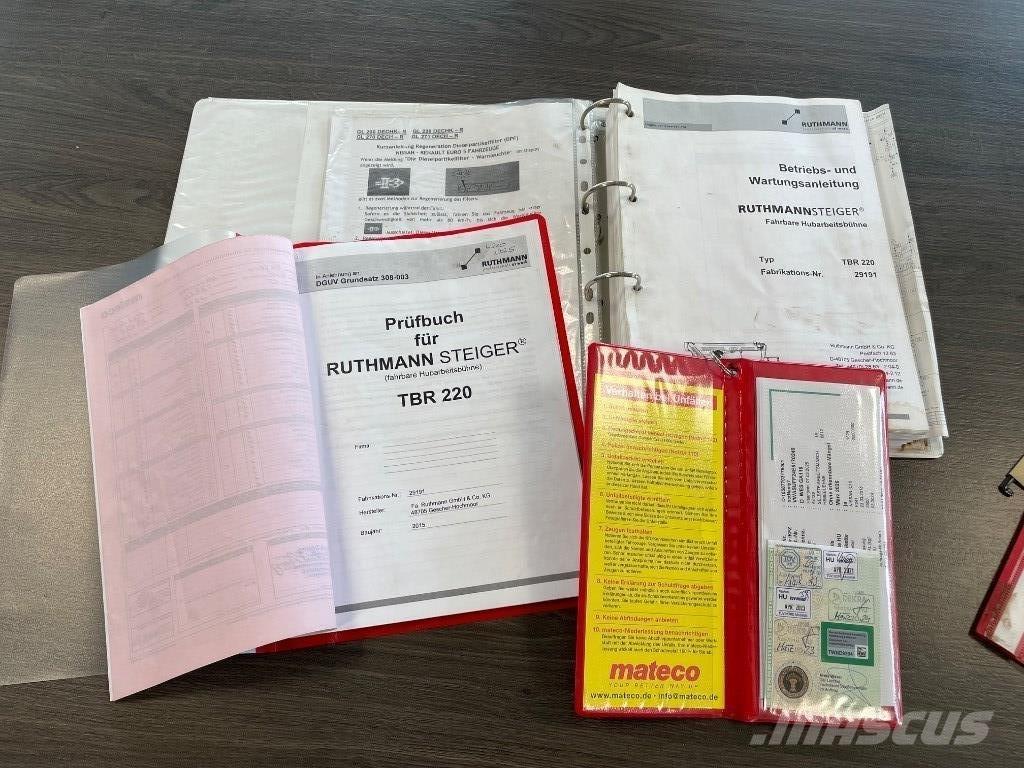 Ruthmann TBR 220 Автовышки