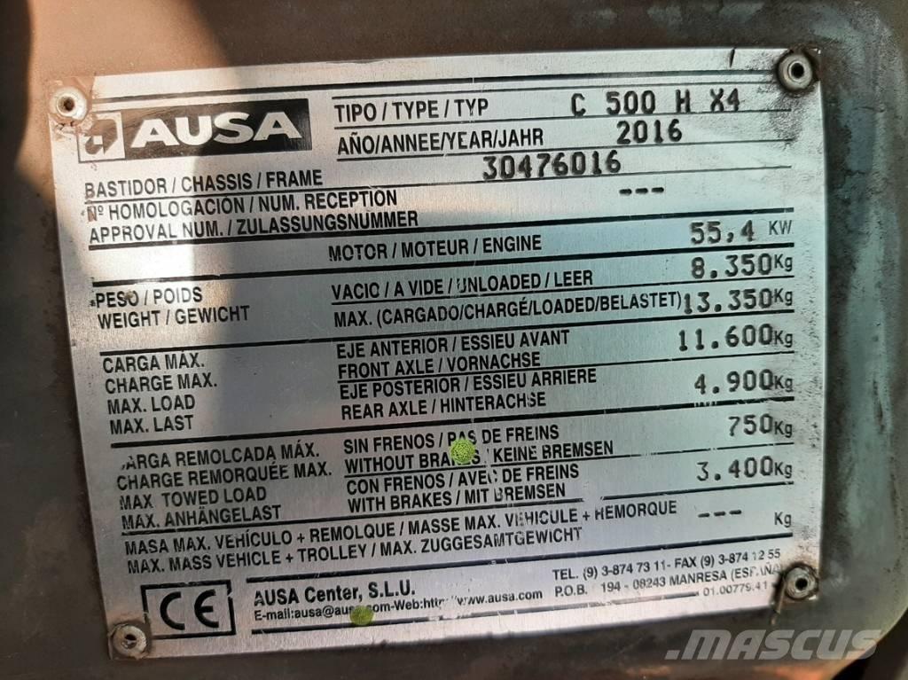 Ausa C 500 H X4 Внедорожные погрузчики
