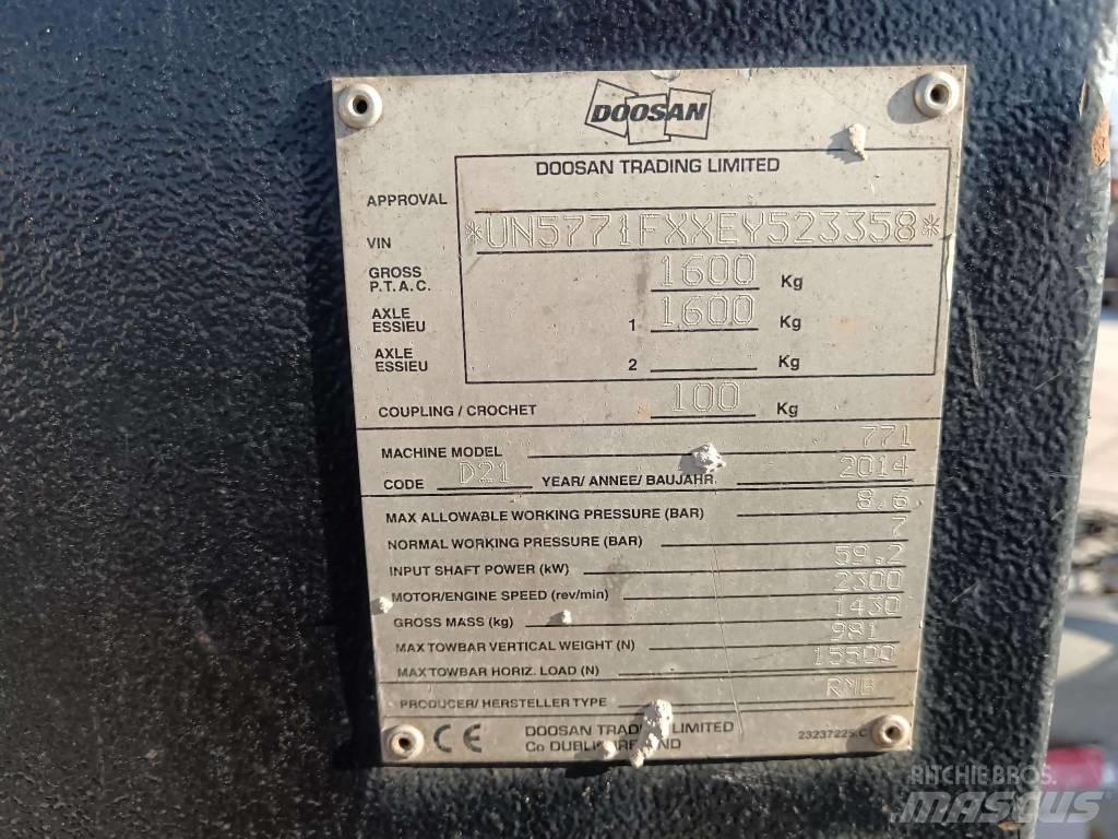 Doosan 7/71 Воздушные компрессоры