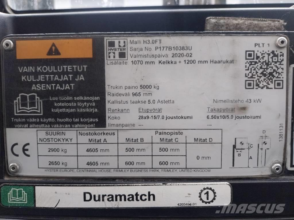 Hyster H 30 FT Дизельные погрузчики