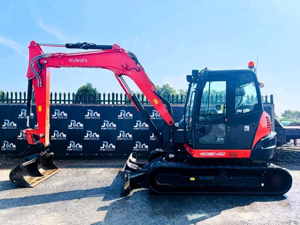 Kubota KX 080-4 Малые экскаваторы 7т-12т