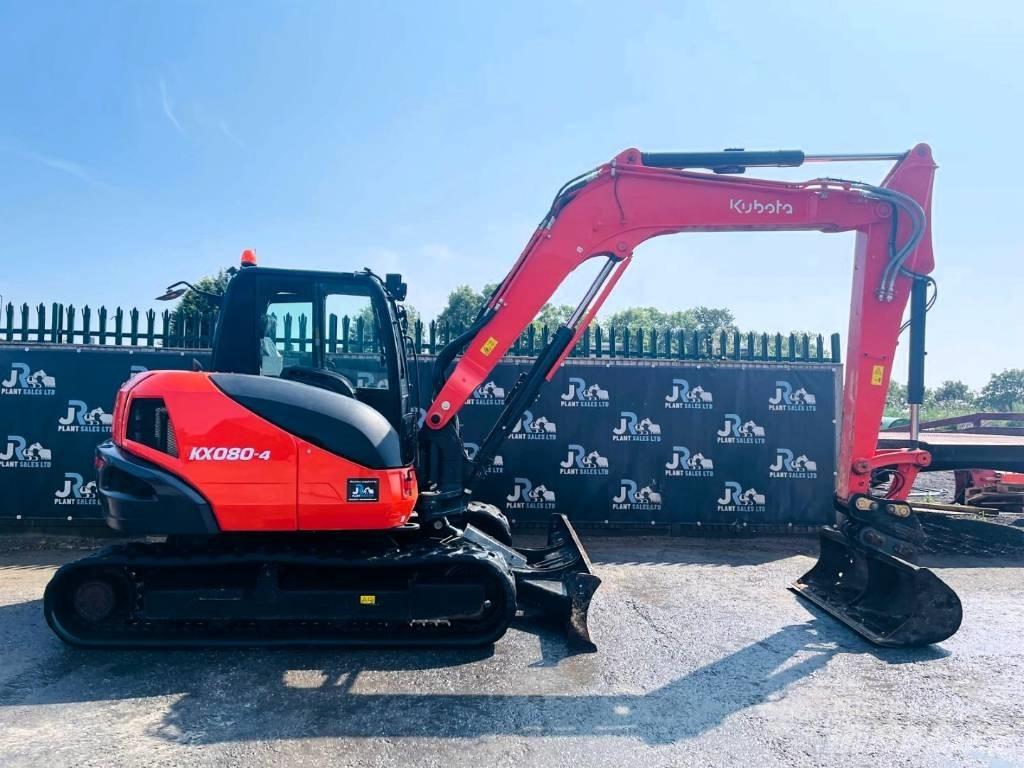 Kubota KX 080-4 Малые экскаваторы 7т-12т