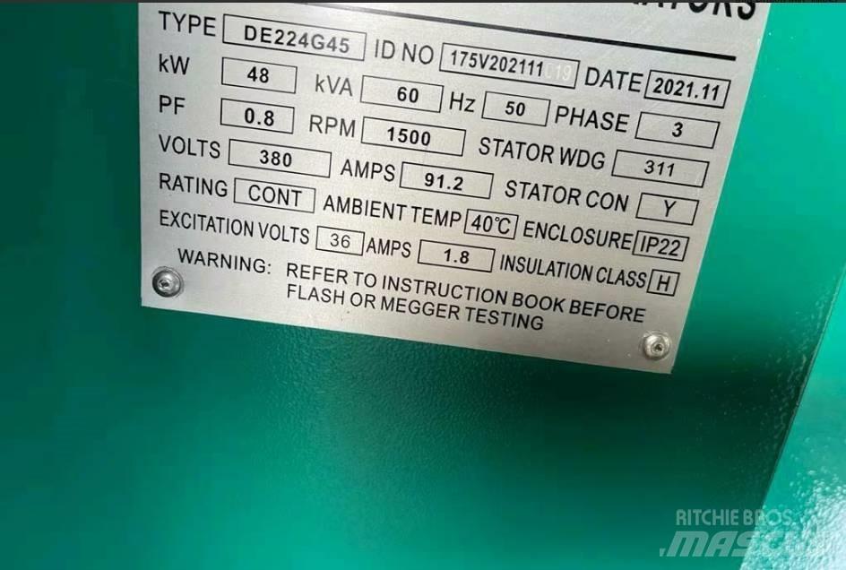  Pheatonn 60KVA Дизельные генераторы