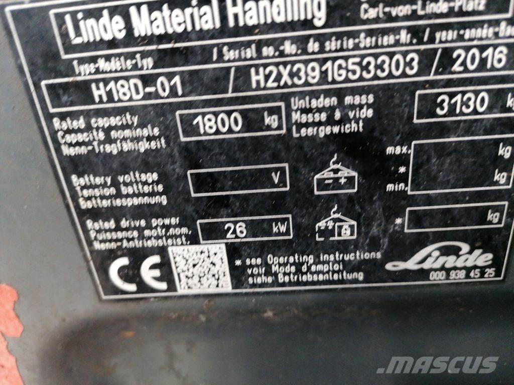 Linde H18D-02 Дизельные погрузчики