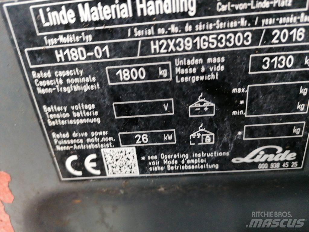 Linde H18D-02 Дизельные погрузчики