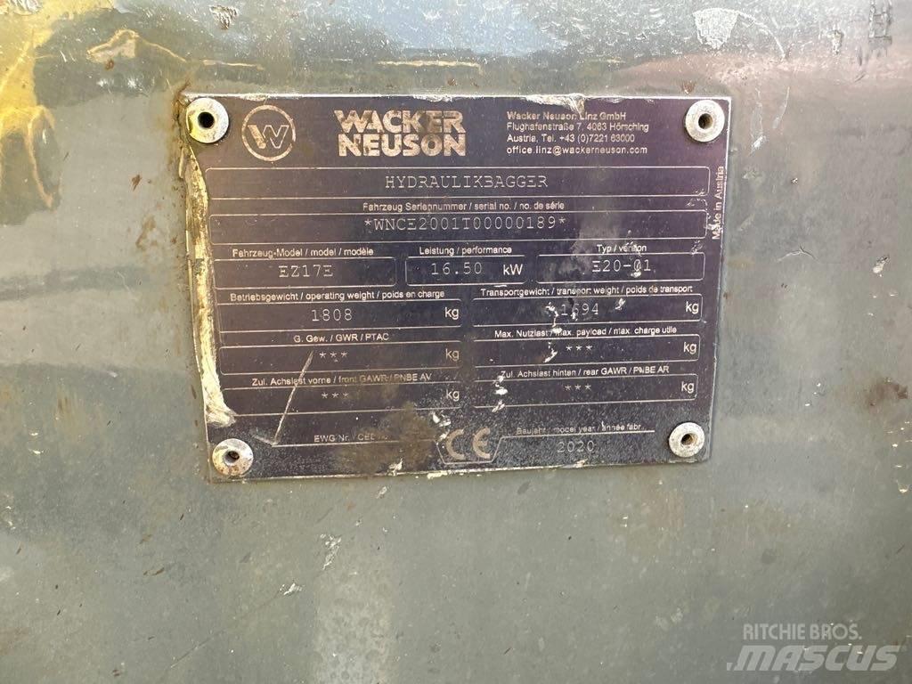 Wacker Neuson EZ17e Гусеничные экскаваторы