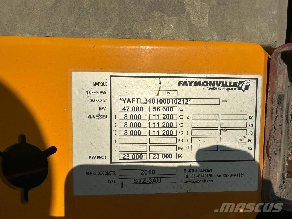 Faymonville STZ-3AU Низкорамные полуприцепы