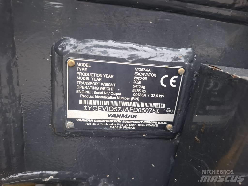 Yanmar Vio 57-6A Мини-экскаваторы
