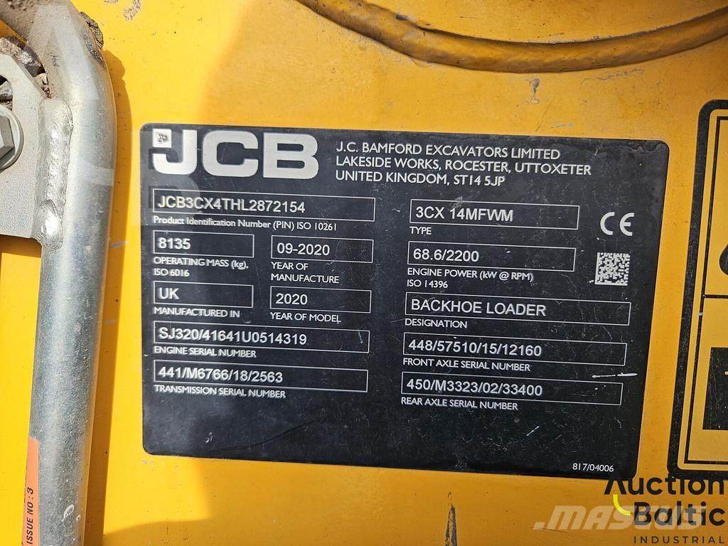 JCB 3 CX 14MFWM Экскаваторы-погрузчики
