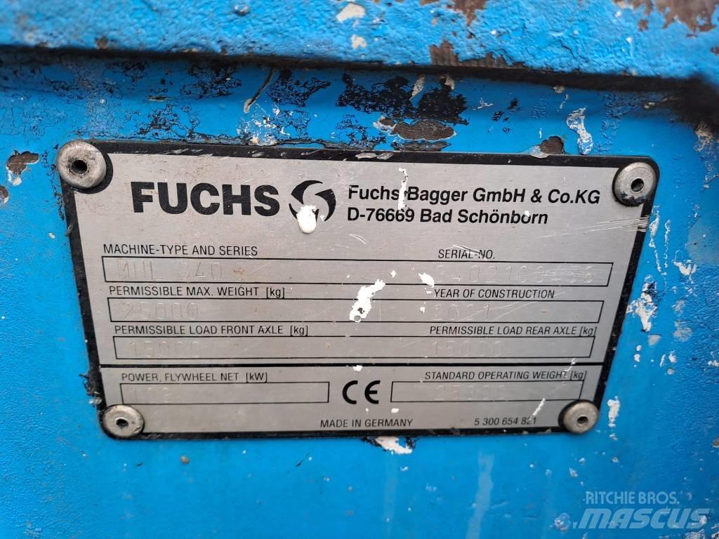 Fuchs MHL 340 Перегружатели металлолома/промышленные погрузчики