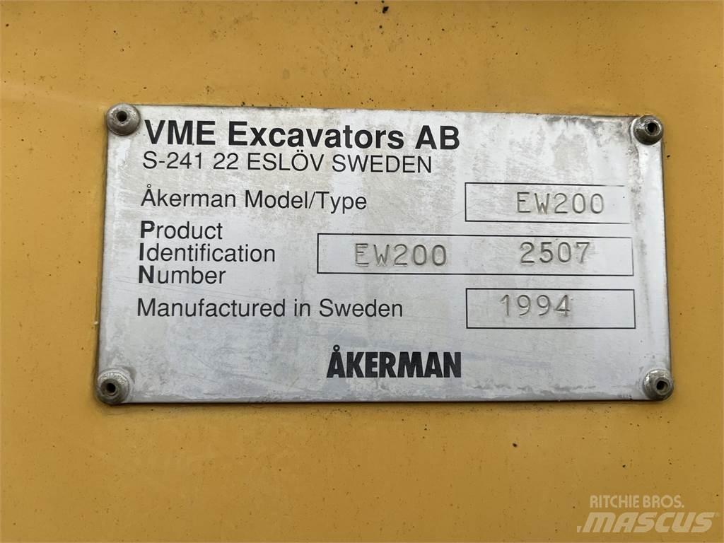 Åkerman EW200 4X4 Колёсные экскаваторы