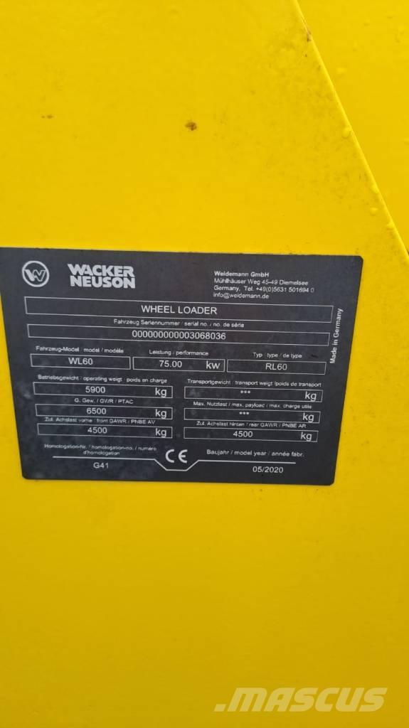 Wacker Neuson WL60 Фронтальные погрузчики