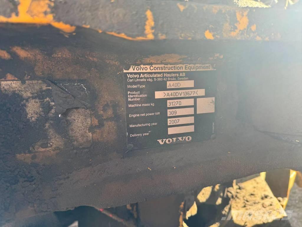 Volvo A 40 D Шарнирно-сочленённые самосвалы