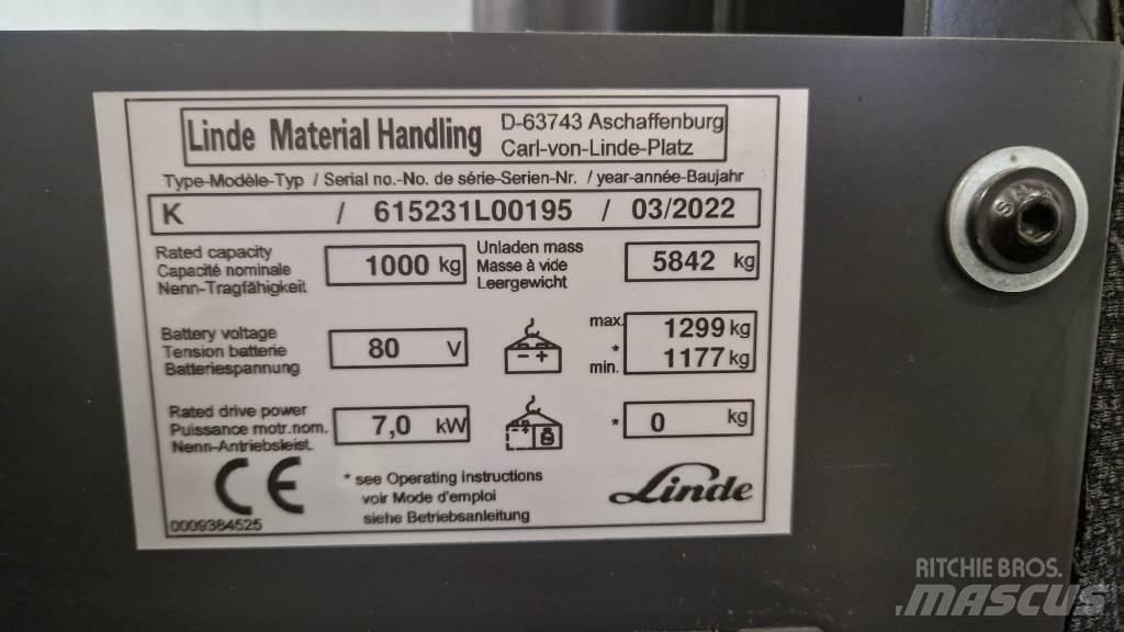 Linde K Электропогрузчики