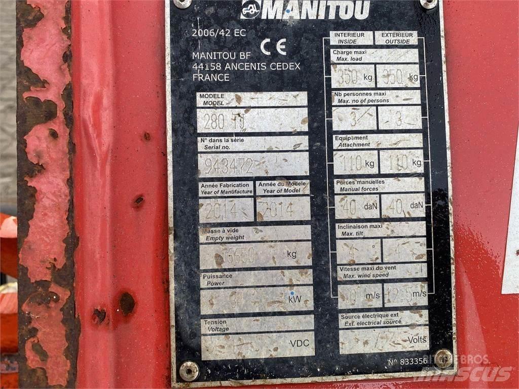 Manitou 280TJ Коленчатые подъемники