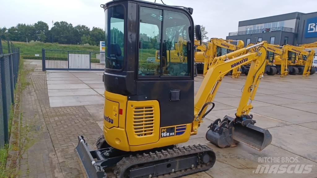 Komatsu PC16R-3HS Мини-экскаваторы