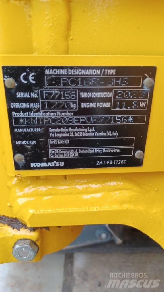 Komatsu PC16R-3HS Мини-экскаваторы