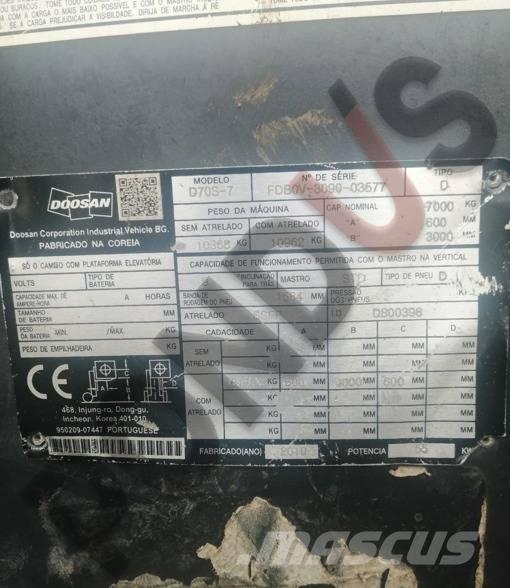 Doosan D 70 S-7 Дизельные погрузчики
