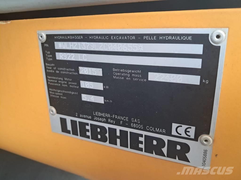 Liebherr R 922 LC Гусеничные экскаваторы