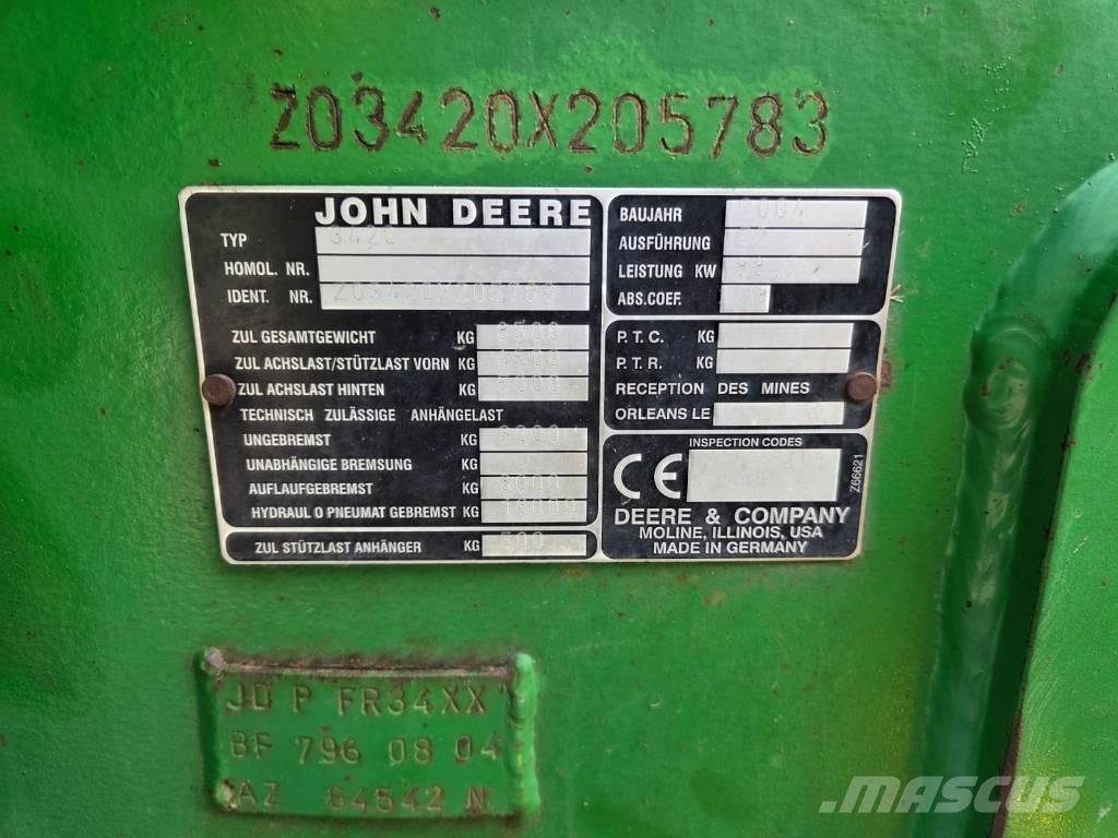 John Deere 3420 Сельскохозяйственные телескопические погрузчики