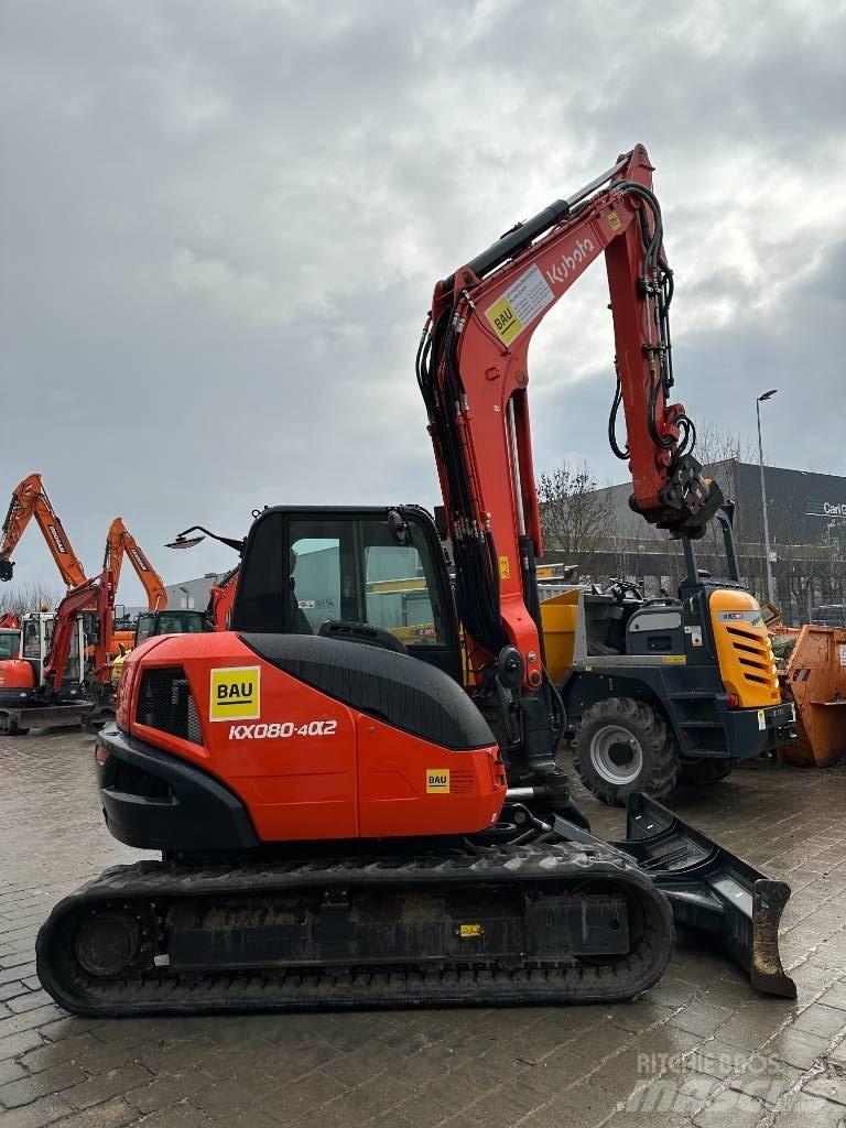 Kubota KX 080-4 Малые экскаваторы 7т-12т