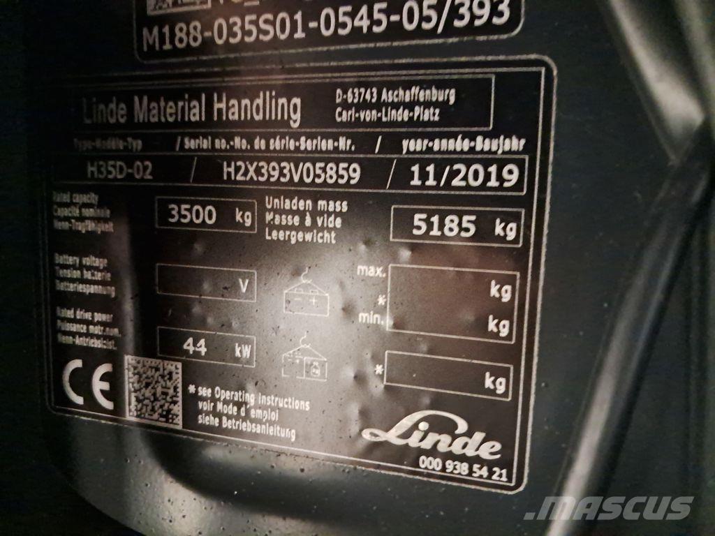 Linde H35D-02 Дизельные погрузчики
