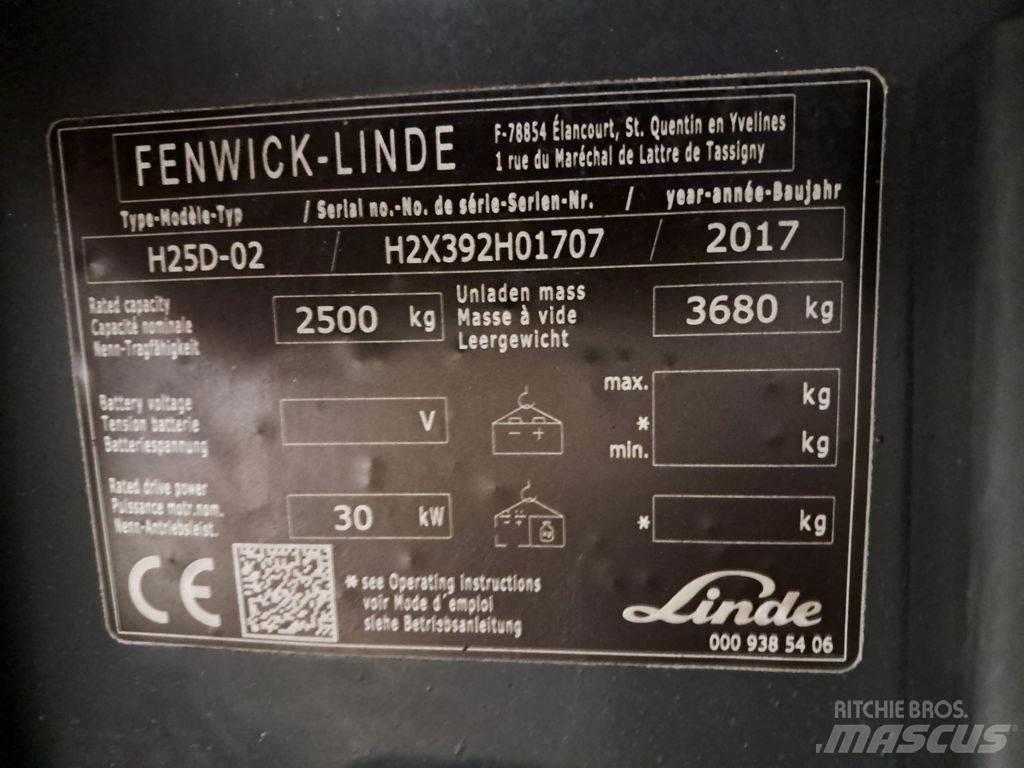 Linde H25D-02 Дизельные погрузчики