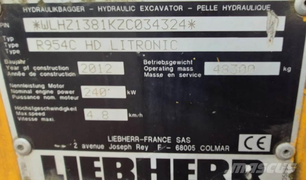 Liebherr r954c Гусеничные экскаваторы
