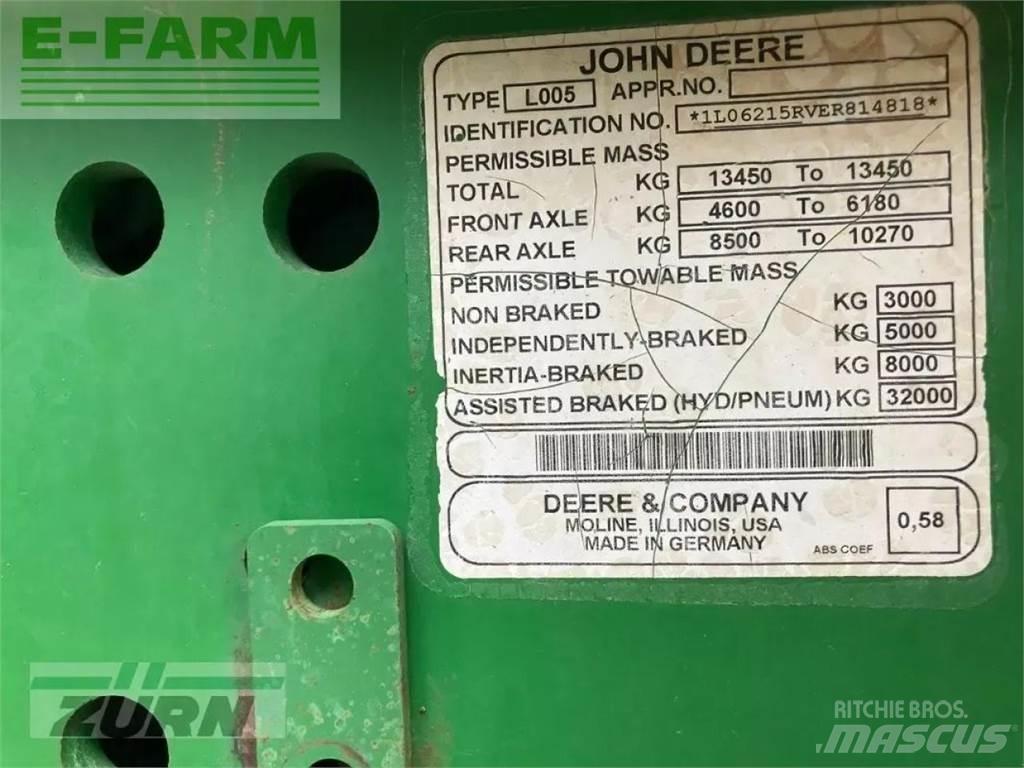 John Deere 6215r Трактора