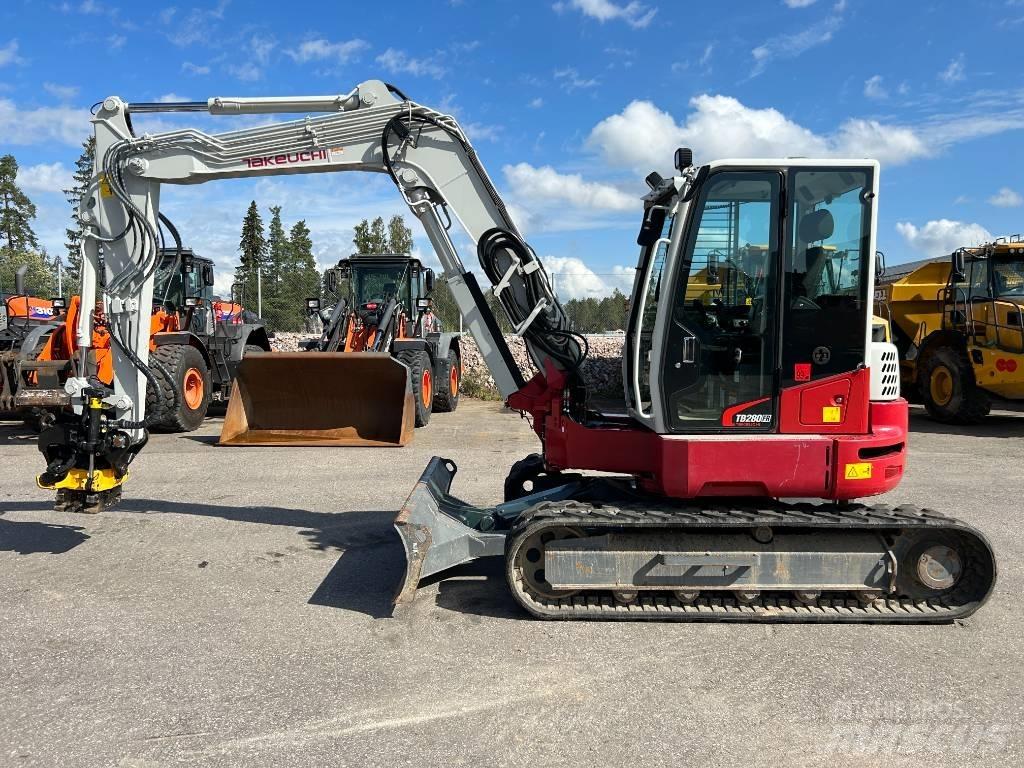 Takeuchi TB280FR Малые экскаваторы 7т-12т