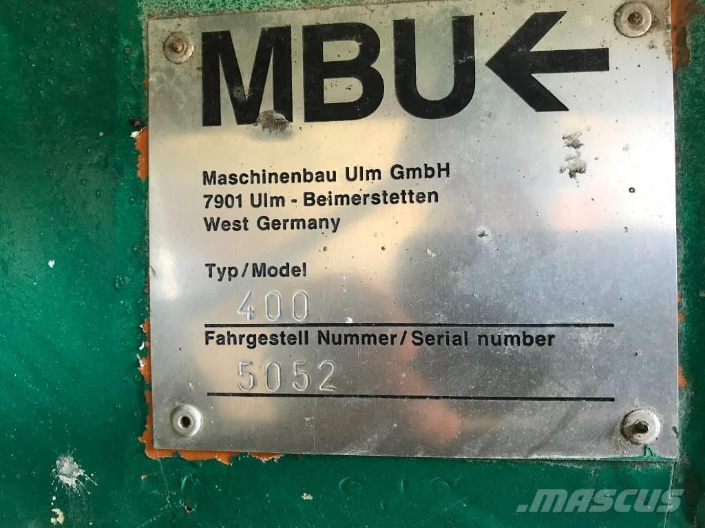 MBU 400 Асфальтоукладчики