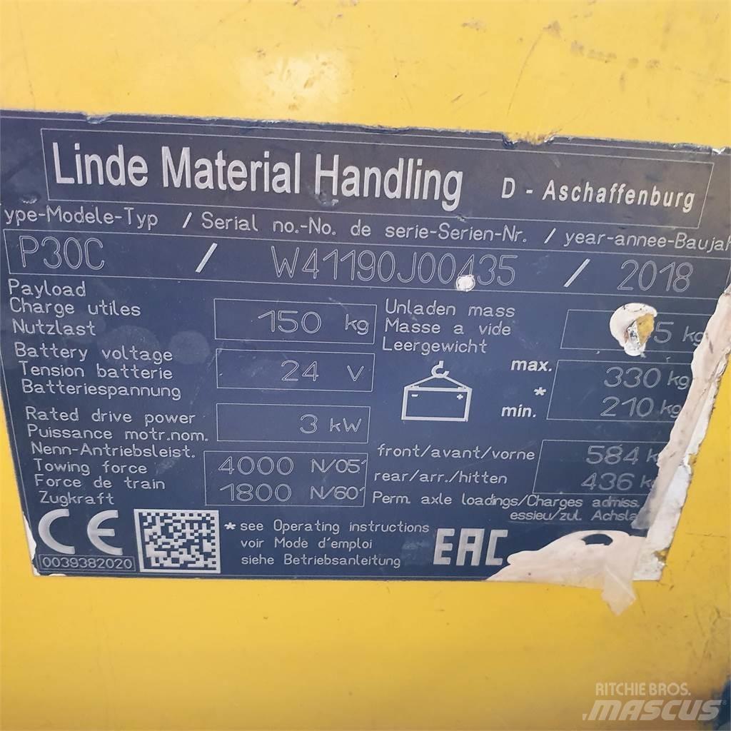 Linde P30C Складские электротягачи