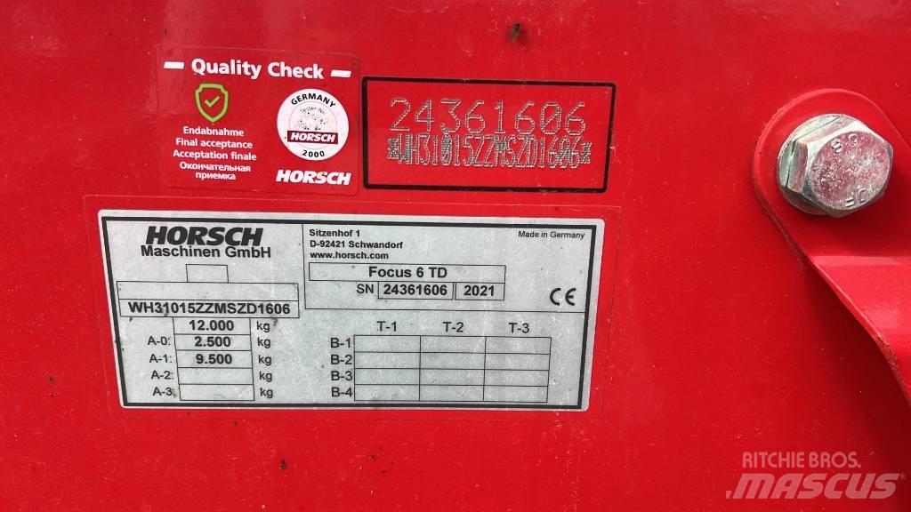 Horsch Focus 6 TD Сеялки