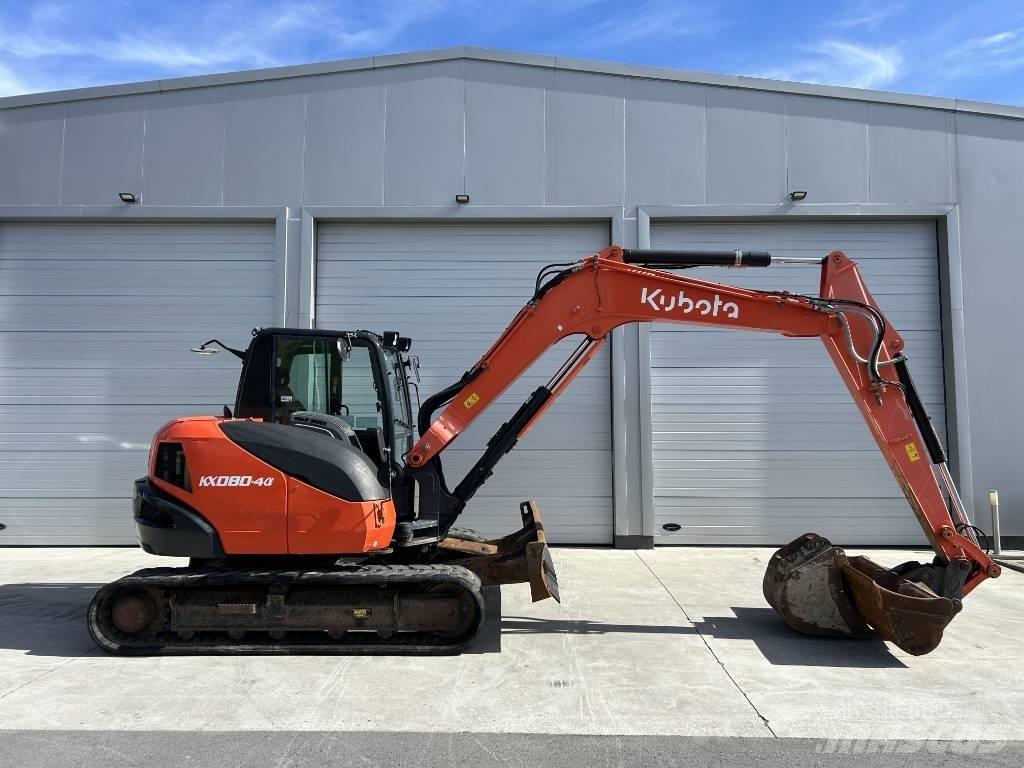 Kubota KX 080-4 Малые экскаваторы 7т-12т