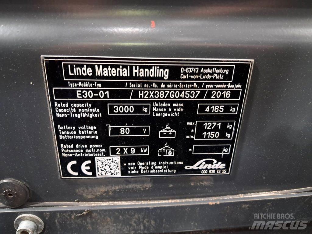 Linde E30-01 Электропогрузчики