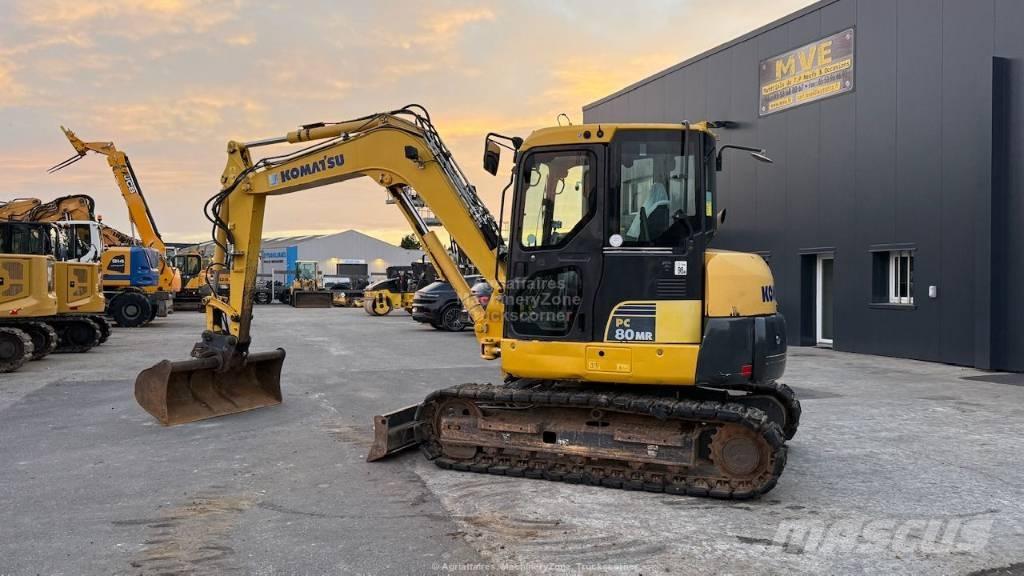 Komatsu PC 80 MR-3 Малые экскаваторы 7т-12т