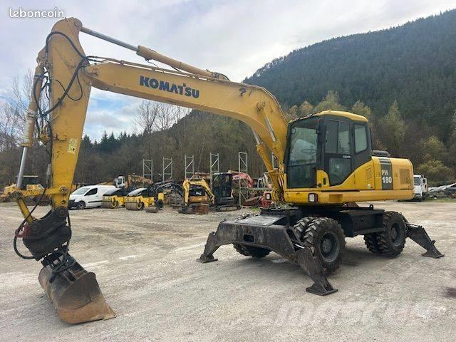 Komatsu PW 180 Колёсные экскаваторы