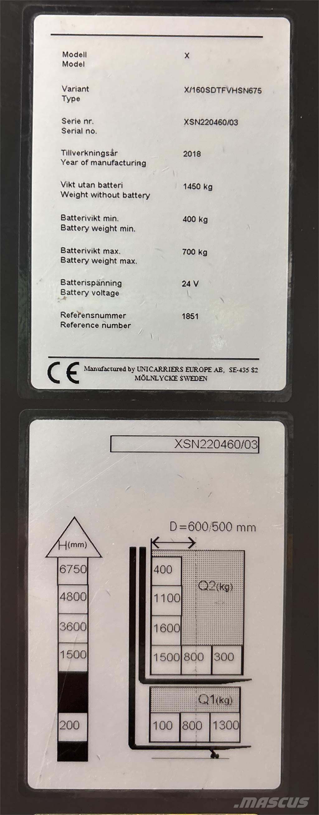 Atlet X160 Ручные штабелёры с электроподъёмом