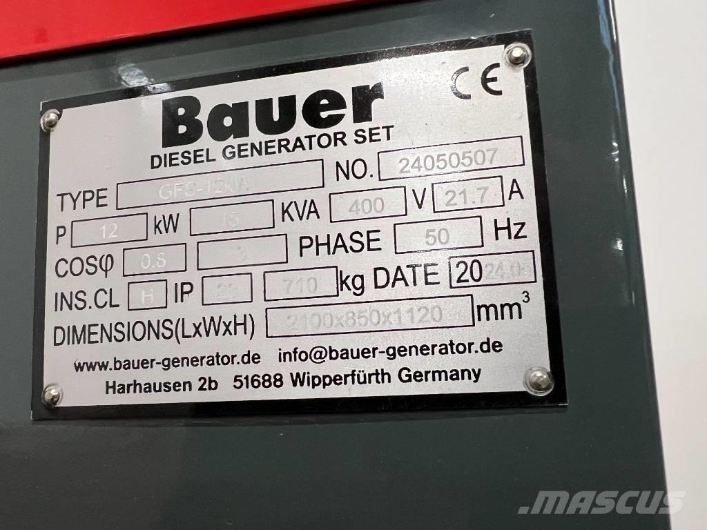 Bauer GFS-12 Дизельные генераторы