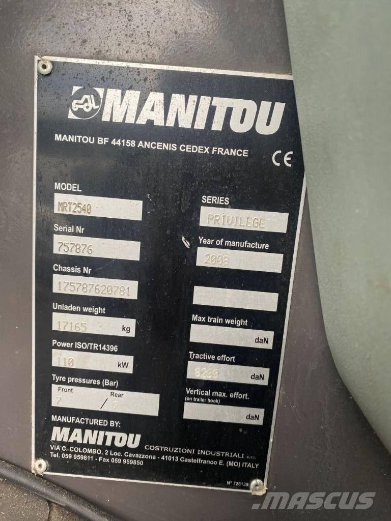Manitou MRT 2540 Телескопические погрузчики