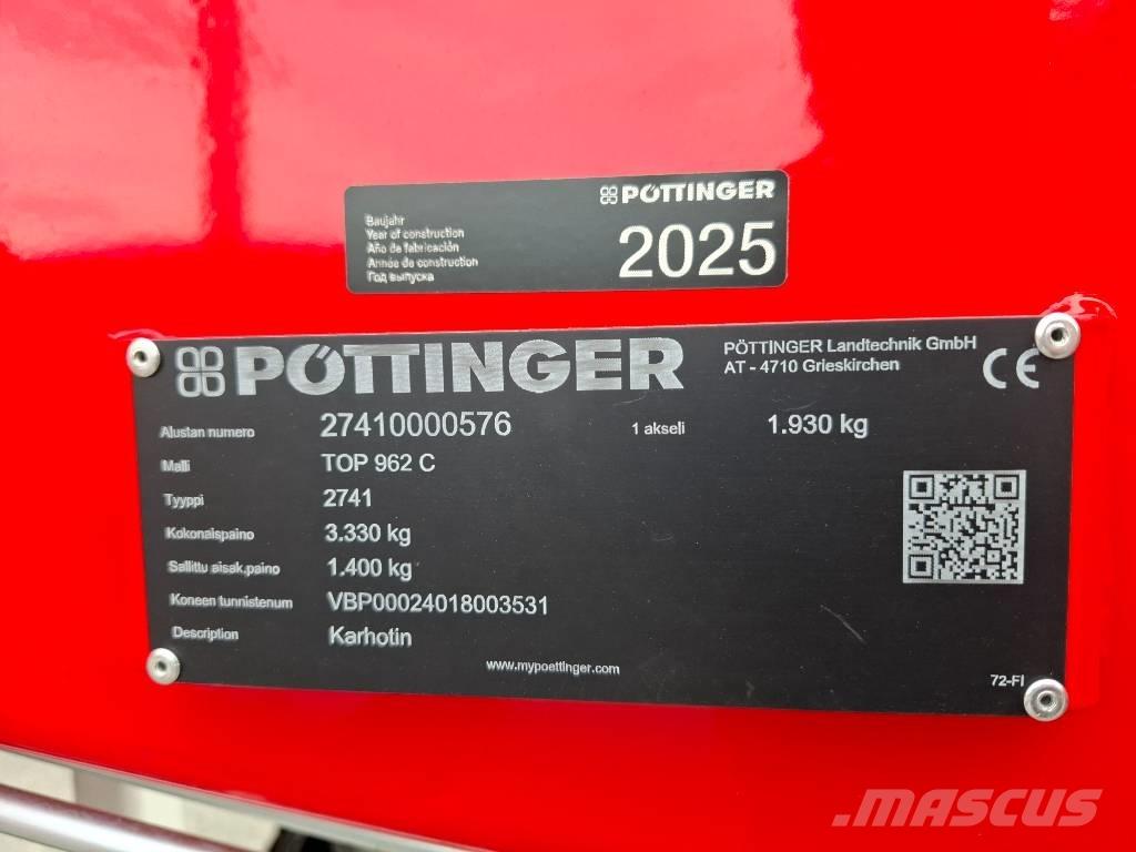 Pöttinger Top 962C Рядковые косилки