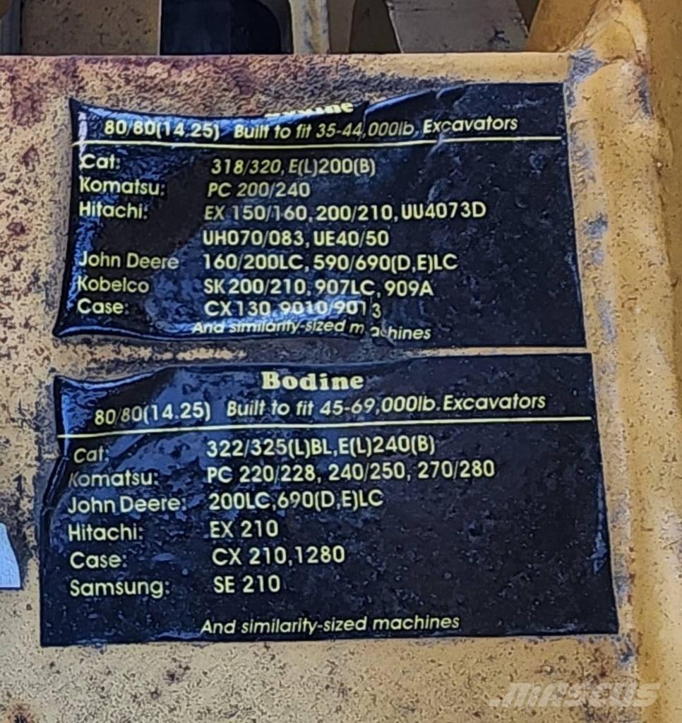  Bodine 200 Запчасти для бетонной техники