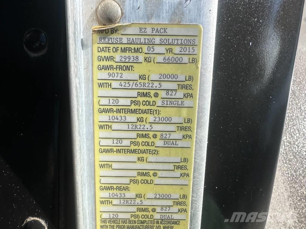 Peterbilt 320 Мусоровозы