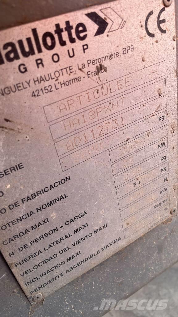 Haulotte HA 18 PX Коленчатые подъемники