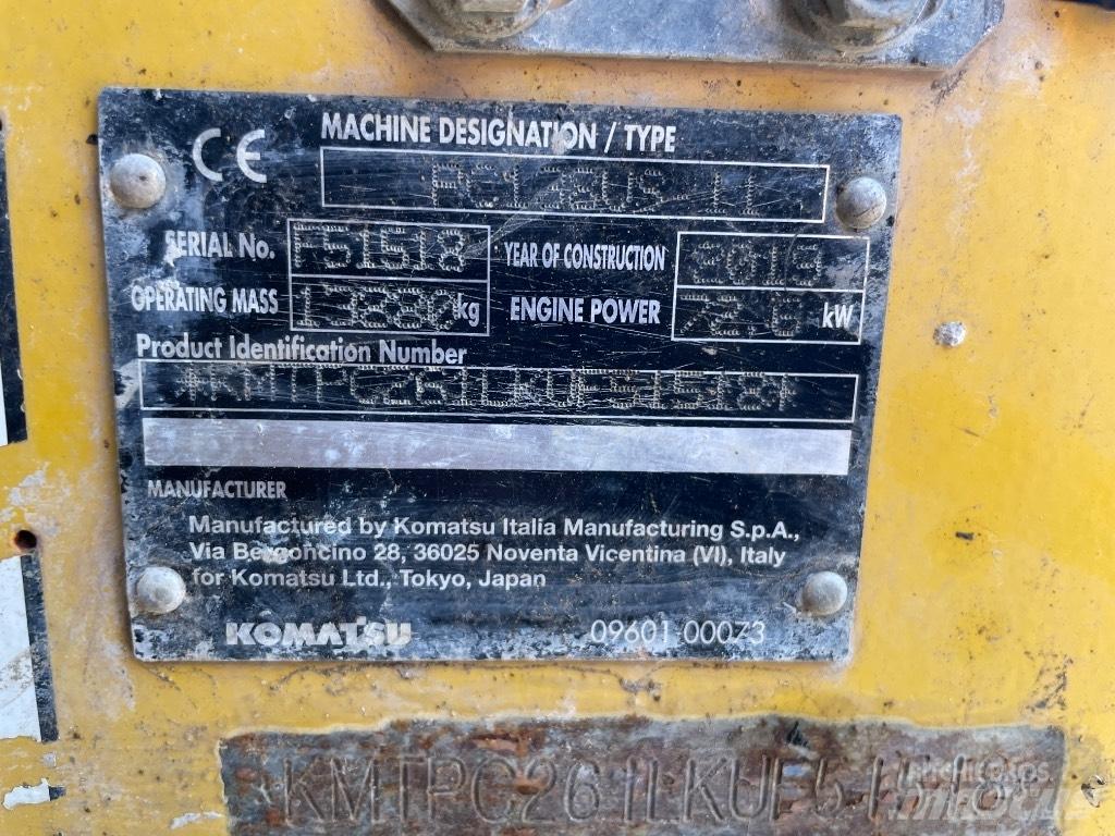 Komatsu PC 138 US-11 Гусеничные экскаваторы